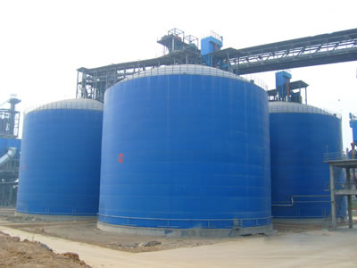 天长水泥钢板库改造