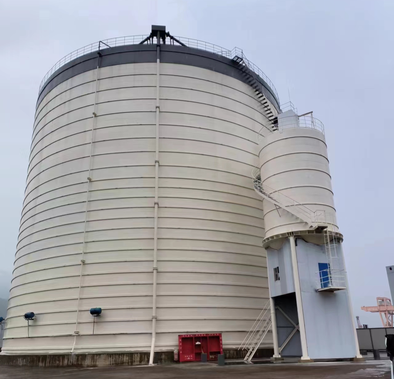 天长10万吨水泥钢板库